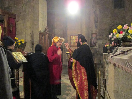 Причащение. Джварский монастырь. Причащение. Джварский монастырь.