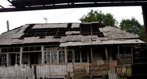 Южная Осетия, с.Рустау после войны 8 августа 2008 года. Фото "Кавказского Узла"