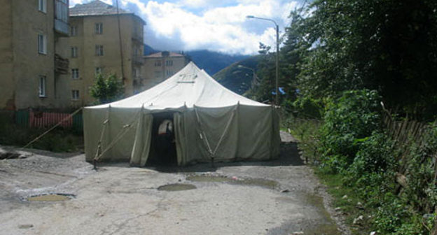 Южная Осетия, город Квайса после землетрясения. Фото "Кавказского Узла"