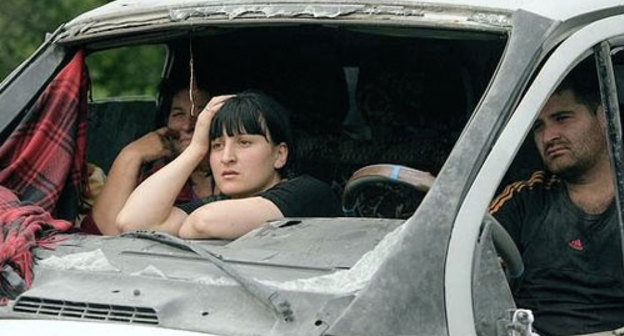 Южная Осетия, Цхинвал, мирные жители. Август 2008 года. Александр Ковылков для "Кавказского Узла"