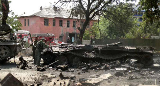 Южная Осетия. Цхинвал, август 2008г. Фото Кавказского узла.