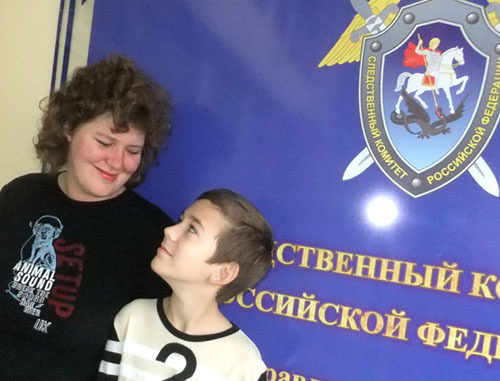 Валентина и Святослав Горбуновы в следственном комитете Сочи. 1 ноября 2012 г. Фото Светланы Кравченко для "Кавказского узла"