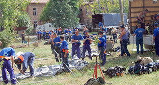 Гуманитарная операция в Южной Осетии 2008 года. Фото: МЧС медиа - сайт Объединённой редакции МЧС России. http://pda.mchsmedia.ru/photogallery/document656961