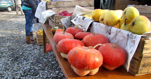 Однодневная ярмарка в грузинском селе Эргнети. 28 декабря 2014 г. Фото Беслана Кмузова для "Кавказского узла" Однодневная ярмарка в грузинском селе Эргнети. 28 декабря 2014 г. Фото Беслана Кмузова для "Кавказского узла"