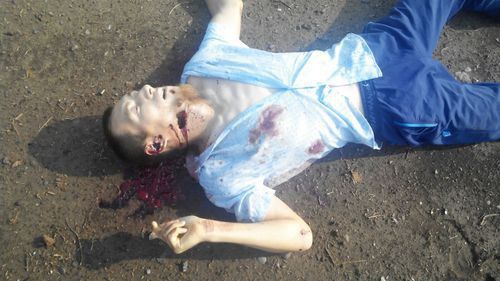 Тело Замирбека Махмутова. Фото предоставлено "Кавказскому узлу" родственниками убитого Тело Замирбека Махмутова. Фото предоставлено "Кавказскому узлу" родственниками убитого