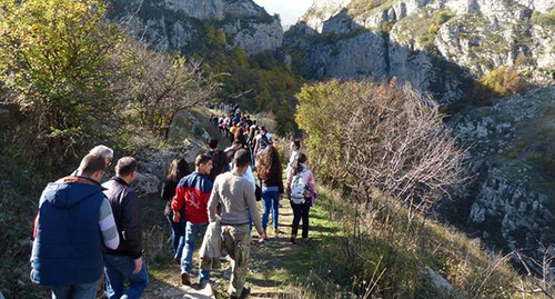 В походе приняло участие более 200 челочек. Фото Алвард Григорян В походе приняло участие более 200 челочек. Фото Алвард Григорян