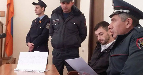 Айк Кюрегян в зале суда. Фото: RFE/RL Айк Кюрегян в зале суда. Фото: RFE/RL