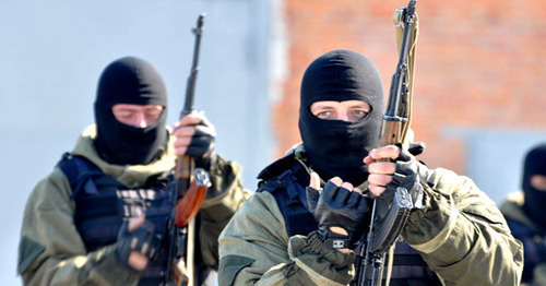 Бойцы чеченского спецназа. Фото http://www.yuga.ru/news/364289/