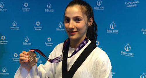 Патимат Абакарова. Фото: http://www.azerisport.com/taekvondo/20160323121425392.html Патимат Абакарова. Фото: http://www.azerisport.com/taekvondo/20160323121425392.html
