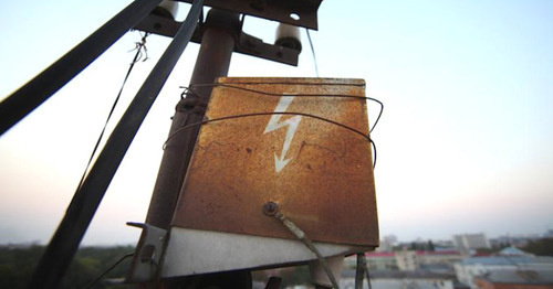 Электрический столб. Фото: Юрий Гречко / Югополис