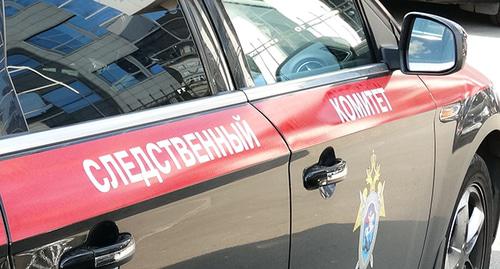 Надпись на автомобили "следственный комитет". Фото Нины Тумановой для "Каваказского узла"