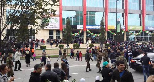Торговый Центр Grand Park в Грозном. Кадр из видео пользователя Mansur https://www.youtube.com/watch?v=rP8inQ1H_Ks
Торговый Центр Grand Park в Грозном. Кадр из видео пользователя Mansur https://www.youtube.com/watch?v=rP8inQ1H_Ks