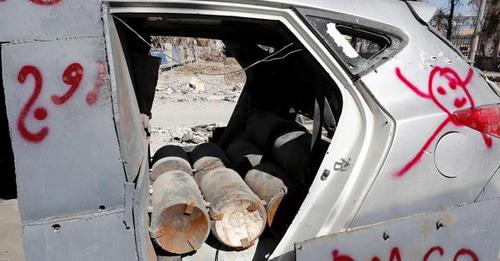 Бомбы внутри автомобиля. Сирия. Фото: REUTERS/Erik De Castro