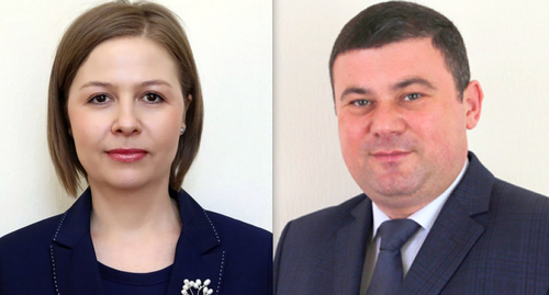 Тамара Чиненная и Азнаур Аджиев. Фото http://www.dagestanpost.ru/ и http://president.e-dag.ru, коллаж "Кавказского узла" Тамара Чиненная и Азнаур Аджиев. Фото http://www.dagestanpost.ru/ и http://president.e-dag.ru, коллаж "Кавказского узла"