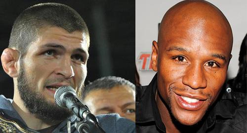 Хабиб Нурмагомедов и Флойдhttps://ru.wikipedia.org/wiki/Мейвезер,_Флойд Мейвезер. Фото  REUTERS Said Tsarnayev