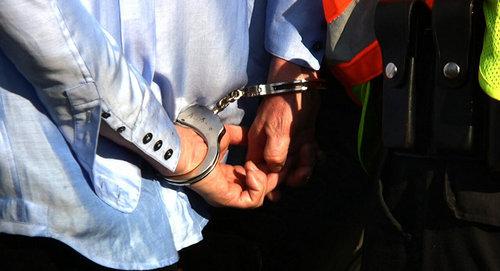 Задержание.  Фото CC BY 2.0 / TAR SANDS BLOCKADE / DARRYL HANNAH IN HANDCUFFS
