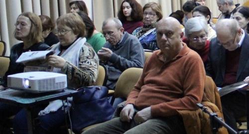 Слушатели лекции в Государственном музее Востока. Фото: Гор Алексанян для "Кавказского узла". 