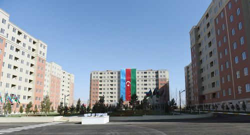 ЖК для вынужденных переселенцев"Гобу Парк". Фото Пресс-служба президента АР https://ru.president.az/articles/28737 ЖК для вынужденных переселенцев"Гобу Парк". Фото Пресс-служба президента АР https://ru.president.az/articles/28737