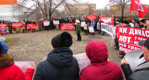 Участники митинга дольщиков. Фото Вячеслава Ященко для "Кавказского узла".