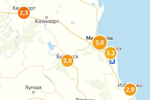 Индекс самоизоляции в городах Дагестана. Фото: скриншот с сервиса "Яндекс.Карты" https://yandex.ru/maps/covid19/isolation?from=tabbar&ll=46.833573%2C42.929380&source=serp_navig&z=8.19 Индекс самоизоляции в городах Дагестана. Фото: скриншот с сервиса "Яндекс.Карты" https://yandex.ru/maps/covid19/isolation?from=tabbar&ll=46.833573%2C42.929380&source=serp_navig&z=8.19