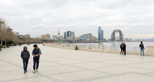 Баку. Апрель 2020 г. Фото Азиза Каримова для "Кавказского узла" Баку. Апрель 2020 г. Фото Азиза Каримова для "Кавказского узла"