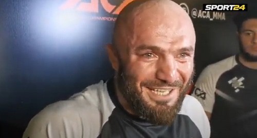 Магомед Исмаилов. Фото: стопкадр видео Sport24ru. Магомед Исмаилов. Фото: стопкадр видео Sport24ru.