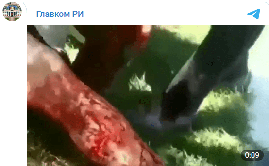Конфликт в Сунженском районе 25 августа 2020 года. Скриншот видео https://t.me/glavkomri/4011