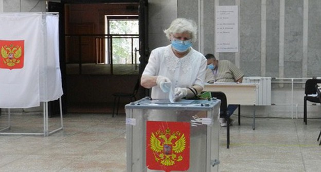 Голосование, 13 сентяюря 2020 года. Фото Татьяны Филимоновой для "Кавказского узла"