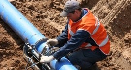 Ликвидация аварии на газопроводе. Фото пресс-службы МЧС дагестана