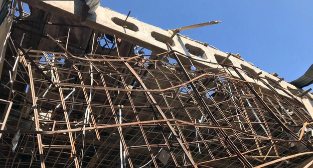 Последствия обстрела Шуши. Фото сделано 20 октября 2020 года. Фото Алвард Григорян для "Кавказского узла" Последствия обстрела Шуши. Фото сделано 20 октября 2020 года. Фото Алвард Григорян для "Кавказского узла"