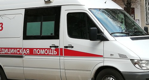 Автомобиль скорой помощи. Фото Нины Тумановой для "Кавказского узла" Автомобиль скорой помощи. Фото Нины Тумановой для "Кавказского узла"