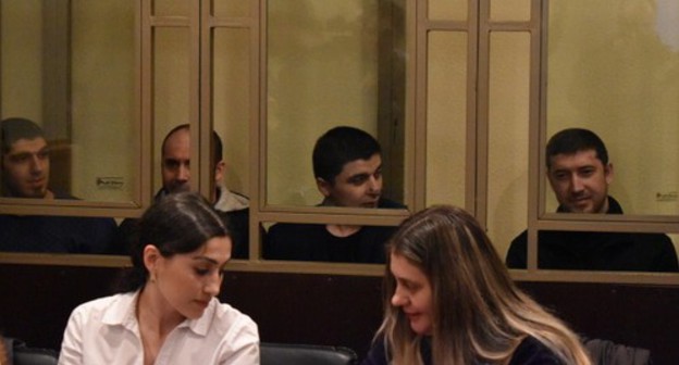Шамиль Магомедов, Самир Ибрагимов, Хидирнаби Казуев и Габибула Халдузов. Фото Константина Волгина для "Кавказского узла" Шамиль Магомедов, Самир Ибрагимов, Хидирнаби Казуев и Габибула Халдузов. Фото Константина Волгина для "Кавказского узла"