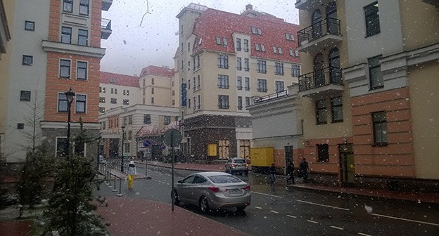 Снег на курорте "Роза Хутор". Фото Владимира Козлова для "Кавказского узла" Снег на курорте "Роза Хутор". Фото Владимира Козлова для "Кавказского узла"