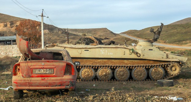 Последствия военных действий в Нагорном Карабахе. 18 декабря 2020 г. Фото Азиза Каримова для "Кавказского узла" Последствия военных действий в Нагорном Карабахе. 18 декабря 2020 г. Фото Азиза Каримова для "Кавказского узла"