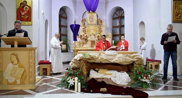 Католическое богослужение в Волгограде. Фото: пресс-служба прихода, vk.com/catholic_volgograd Католическое богослужение в Волгограде. Фото: пресс-служба прихода, vk.com/catholic_volgograd