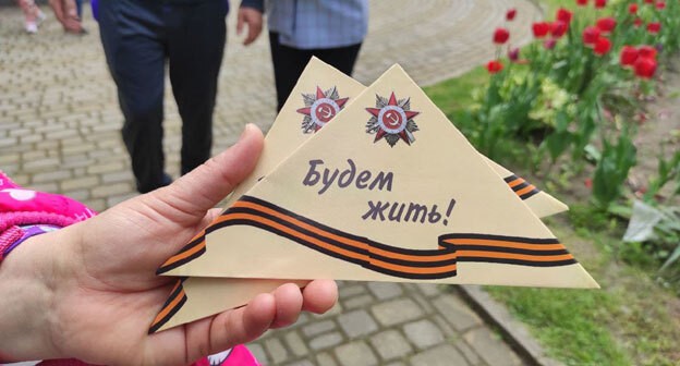 Символика Дня Победы. Фото Эммы Марзоевой для "Кавказского узла". Символика Дня Победы. Фото Эммы Марзоевой для "Кавказского узла".