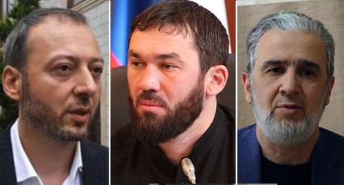 Магомед Хазбиев, Магомед Даудов, Магомед Беков. Фото: Скриншот видео Руслан Албаков-Мяршхи в Youtube www.youtube.com/watch?v=sY4FJCosIqw Zelamkh / commons.wikimedia.org/; Скриншот видео "Лев Пономарев" https://www.youtube.com/watch?v=-417X54brd8. Коллаж "Кавказского узла" Магомед Хазбиев, Магомед Даудов, Магомед Беков. Фото: Скриншот видео Руслан Албаков-Мяршхи в Youtube www.youtube.com/watch?v=sY4FJCosIqw Zelamkh / commons.wikimedia.org/; Скриншот видео "Лев Пономарев" https://www.youtube.com/watch?v=-417X54brd8. Коллаж "Кавказского узла"