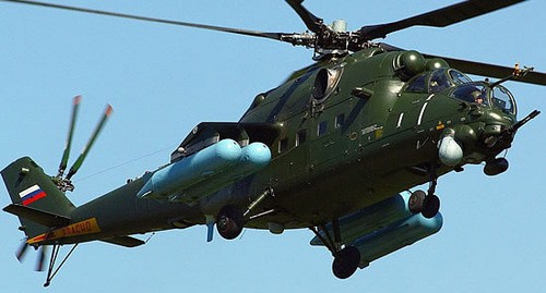 Боевой вертолет. Фото: Минобороны РФ / mil.ru Боевой вертолет. Фото: Минобороны РФ / mil.ru