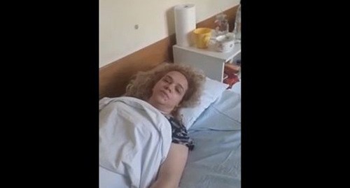 Ума Аскерханова. Скриншот видео "Кавказского узла" Ума Аскерханова. Скриншот видео "Кавказского узла"