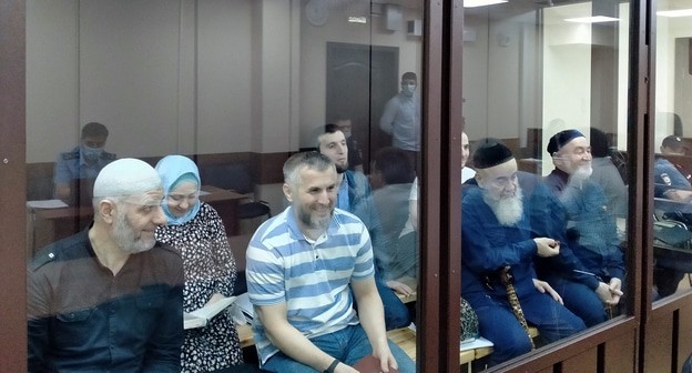 Заседание по делу участников протестов в Магасе 11.08.21. Фото Алены Садовской для "Кавказского узла" Заседание по делу участников протестов в Магасе 11.08.21. Фото Алены Садовской для "Кавказского узла"