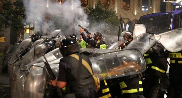 Грузия, Тбилиси, 21 июня 2019 года. Фото REUTERS
Грузия, Тбилиси, 21 июня 2019 года. Фото REUTERS