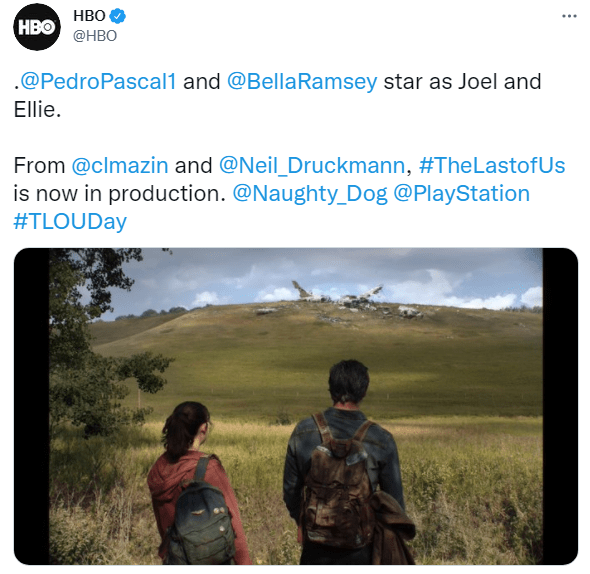 Стоп-кадр из сериала The Last of Us, https://twitter.com/HBO/status/1442292912541376512