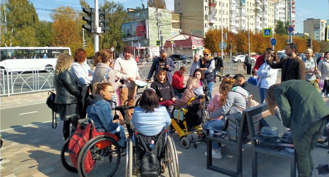 Активисты в Ставрополе. Фото А. Садовской для "Кавказского узла" Активисты в Ставрополе. Фото А. Садовской для "Кавказского узла"