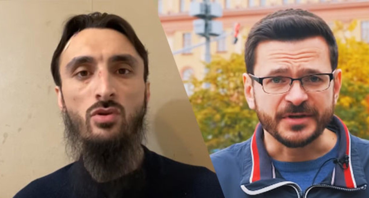 Тумсо Абдурахманов (слева) и Илья Яшин. Коллаж "Кавказского узла" Кадр видео в YouTube-канале блогера https://www.youtube.com/watch?v=0Fs7L1Cnbjs&feature=youtu.be https://www.youtube.com/channel/UCoHH5raTevyI35tfb1YF6qA Тумсо Абдурахманов (слева) и Илья Яшин. Коллаж "Кавказского узла" Кадр видео в YouTube-канале блогера https://www.youtube.com/watch?v=0Fs7L1Cnbjs&feature=youtu.be https://www.youtube.com/channel/UCoHH5raTevyI35tfb1YF6qA