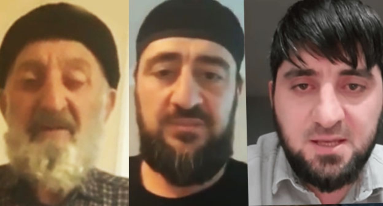 Гани Халитов, Рамзан Халитов и Хасан Халитов (слева направо). Коллаж "Кавказского узла" Скриншот видео https://www.instagram.com/p/CXB74PaIeN3/, https://www.instagram.com/p/CW5587toL44/, https://doshdu.com/prozhivajushhij-v-gruzii-chechenskij-bezhenec-soobshhil-chto-ego-hotjat-ubit/ Гани Халитов, Рамзан Халитов и Хасан Халитов (слева направо). Коллаж "Кавказского узла" Скриншот видео https://www.instagram.com/p/CXB74PaIeN3/, https://www.instagram.com/p/CW5587toL44/, https://doshdu.com/prozhivajushhij-v-gruzii-chechenskij-bezhenec-soobshhil-chto-ego-hotjat-ubit/