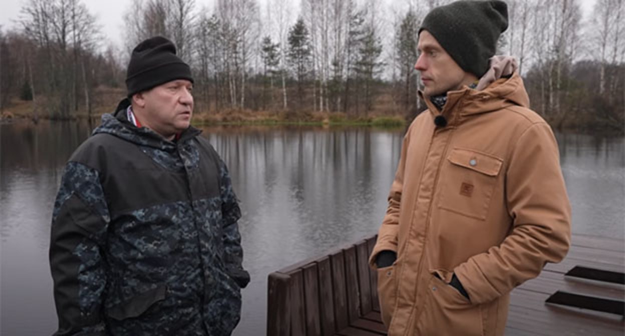 Александр Каляпин (слева) и Юрий Дудь. Скриншот видео ://www.youtube.com/watch?v=E_2Vy9B8hic Александр Каляпин (слева) и Юрий Дудь. Скриншот видео ://www.youtube.com/watch?v=E_2Vy9B8hic