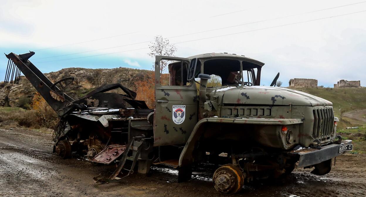 Бронетехника армянских вооруженных сил в Нагорном Карабахе. Фото Азиза Каримова для "Кавказского узла"
Бронетехника армянских вооруженных сил в Нагорном Карабахе. Фото Азиза Каримова для "Кавказского узла"