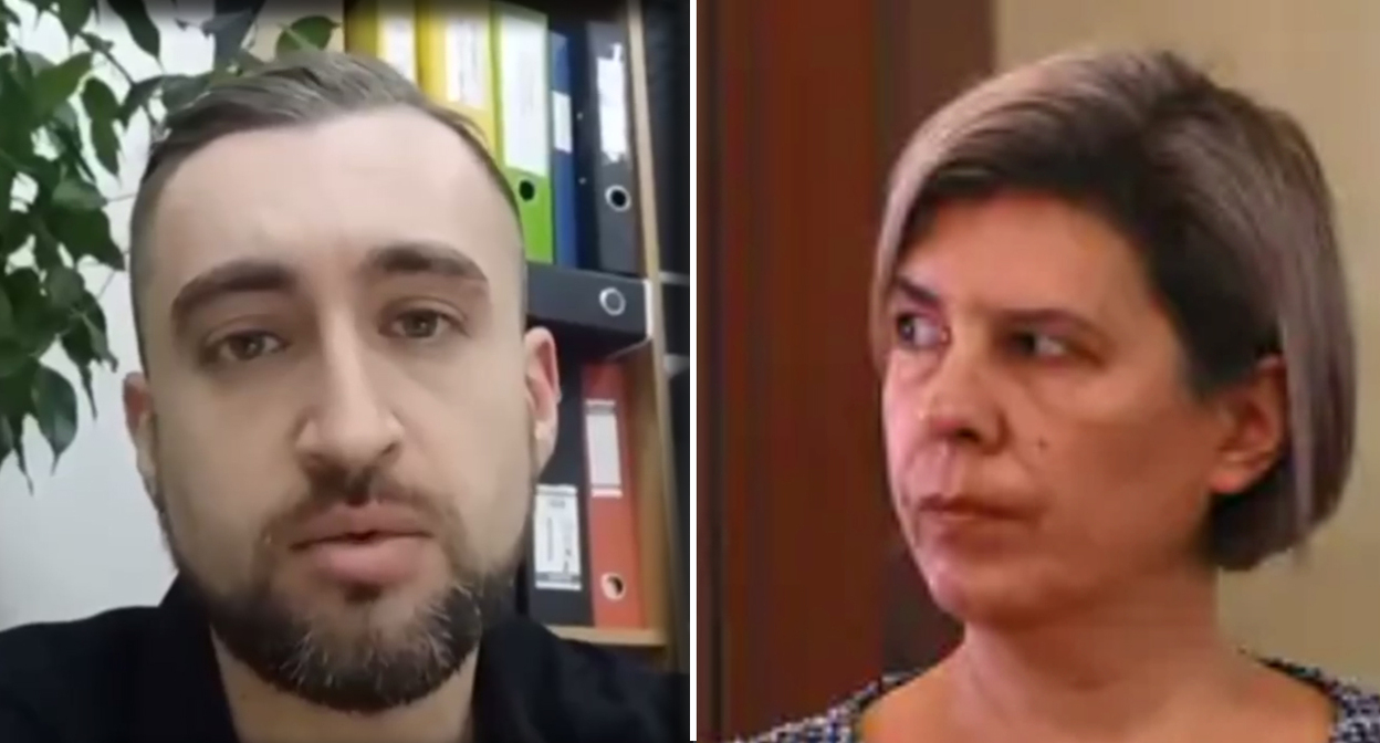 Сергей Бабинец, Наталья Добронравова. Фото: скрнишот сообщения https://t.me/against_torture, Арден Аркман / «Новая газета». Коллаж "Кавказского узла" Сергей Бабинец, Наталья Добронравова. Фото: скрнишот сообщения https://t.me/against_torture, Арден Аркман / «Новая газета». Коллаж "Кавказского узла"