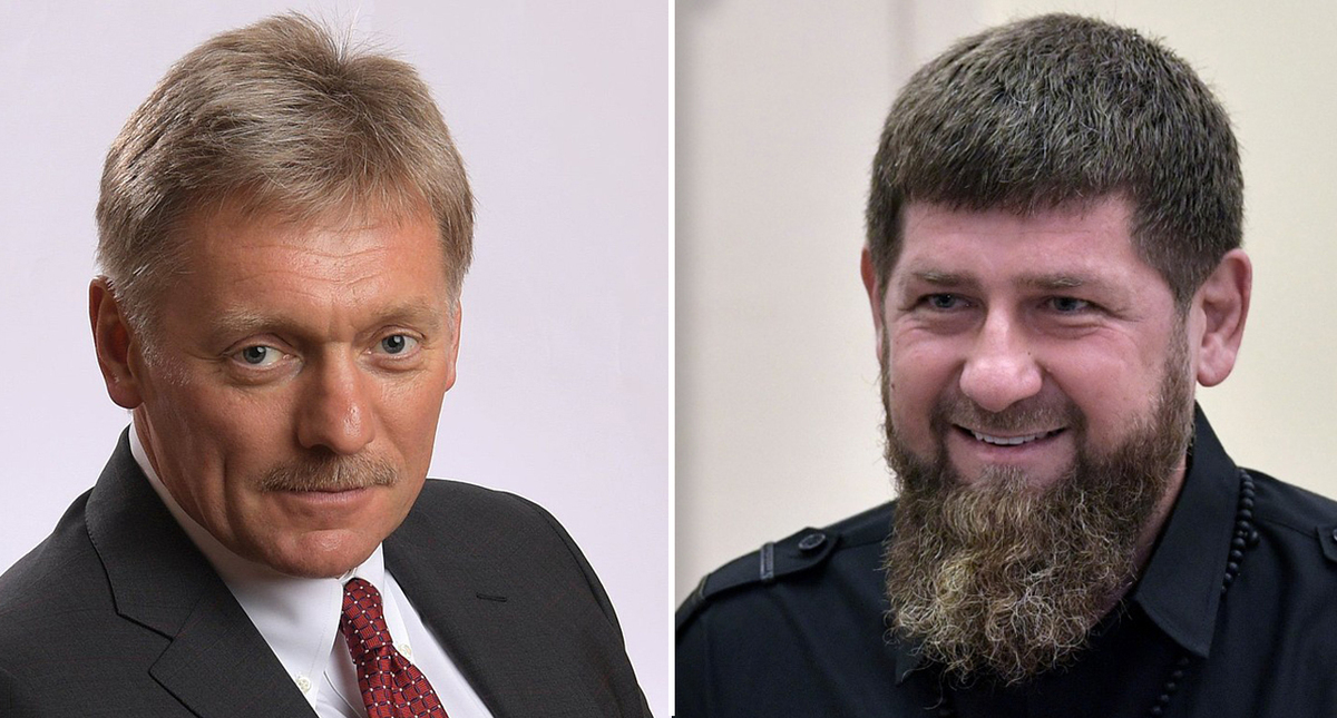 Дмитрий Песков, Рамзан Кадыров. Фото пресс-службы Кремля