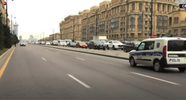 Центральный проспект в Баку 17 февраля 2022 года. Кадр видео Baku TV
 https://www.youtube.com/watch?time_continue=301&v=0psRlIMSb9k&feature=emb_logo